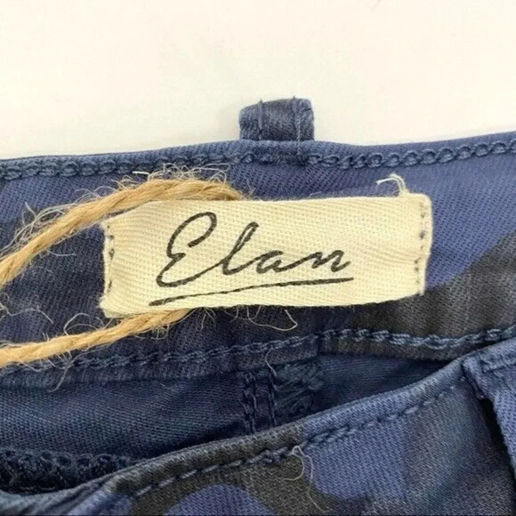 Elan Skinny Jeans Pants Camo Jayme Button Fly  Blue High Rise Women's Size S NEW - Picture 8 of 11